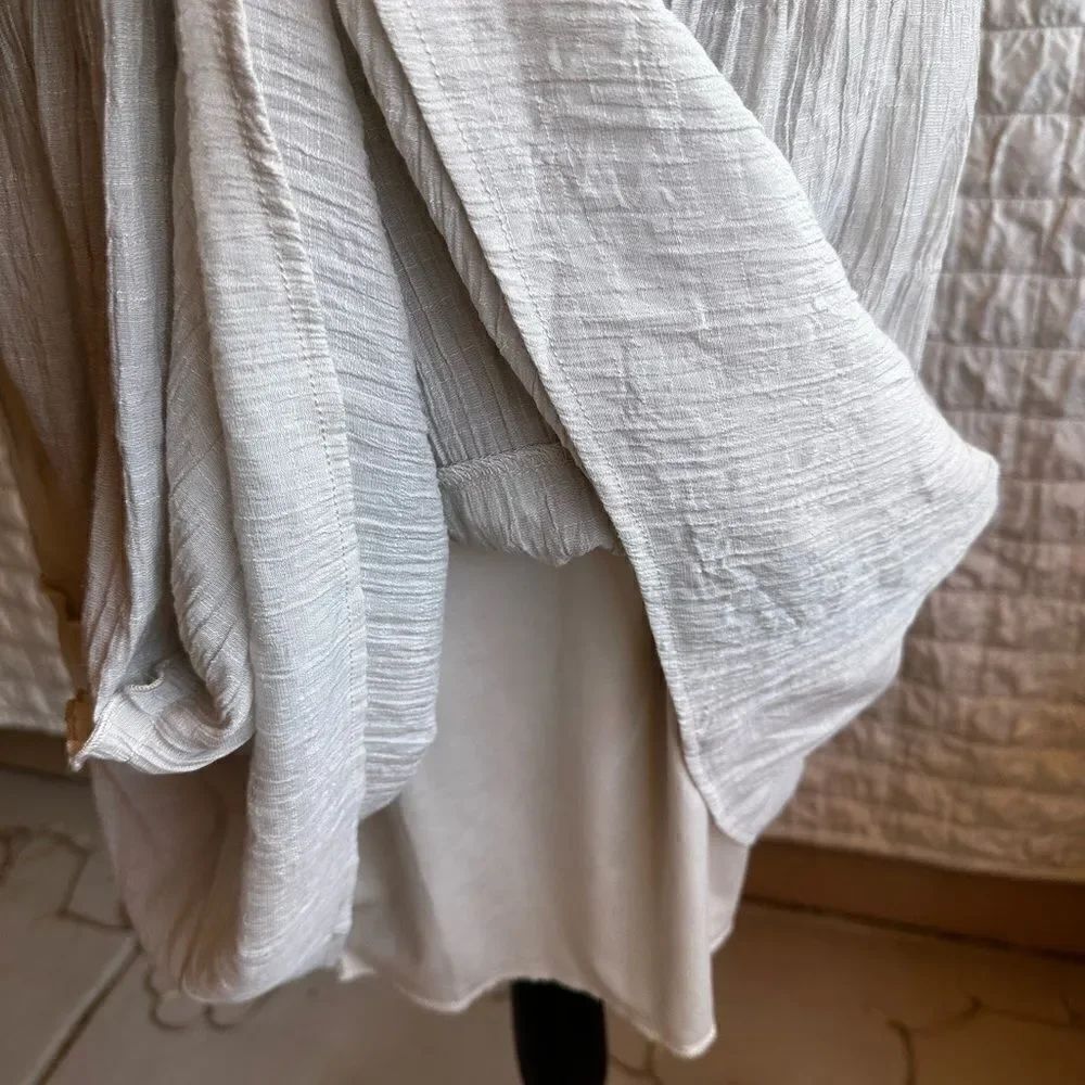 NAÏF lined tiered ivory rayon sundress - Picture 6 of 15